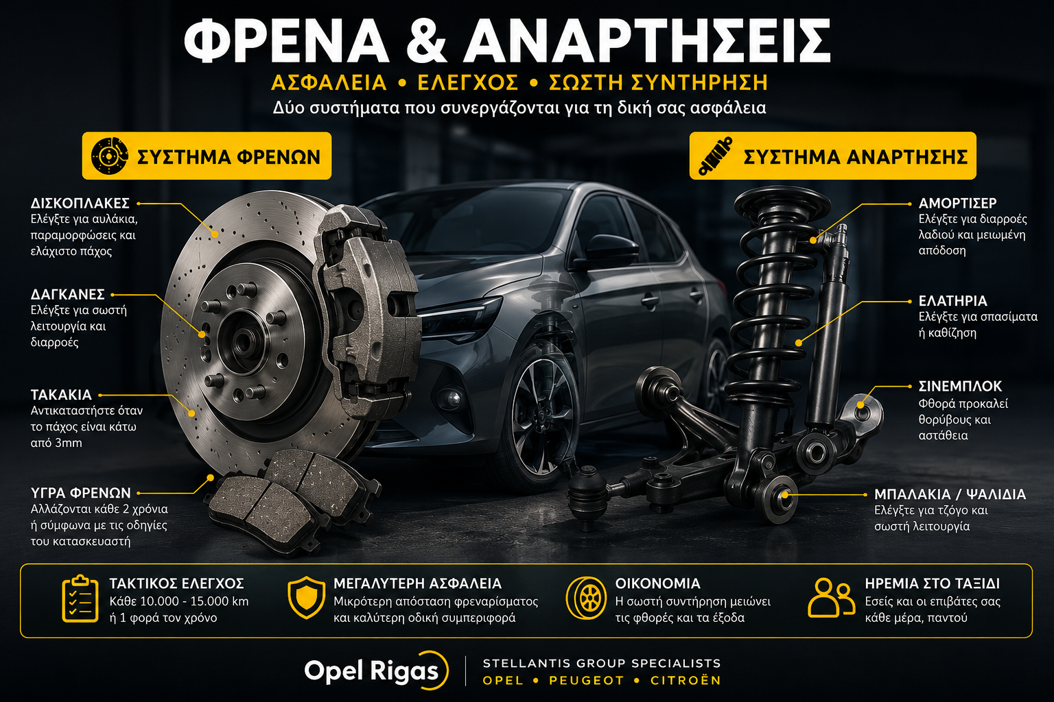 Έλεγχος Φρένων και Αναρτήσεων