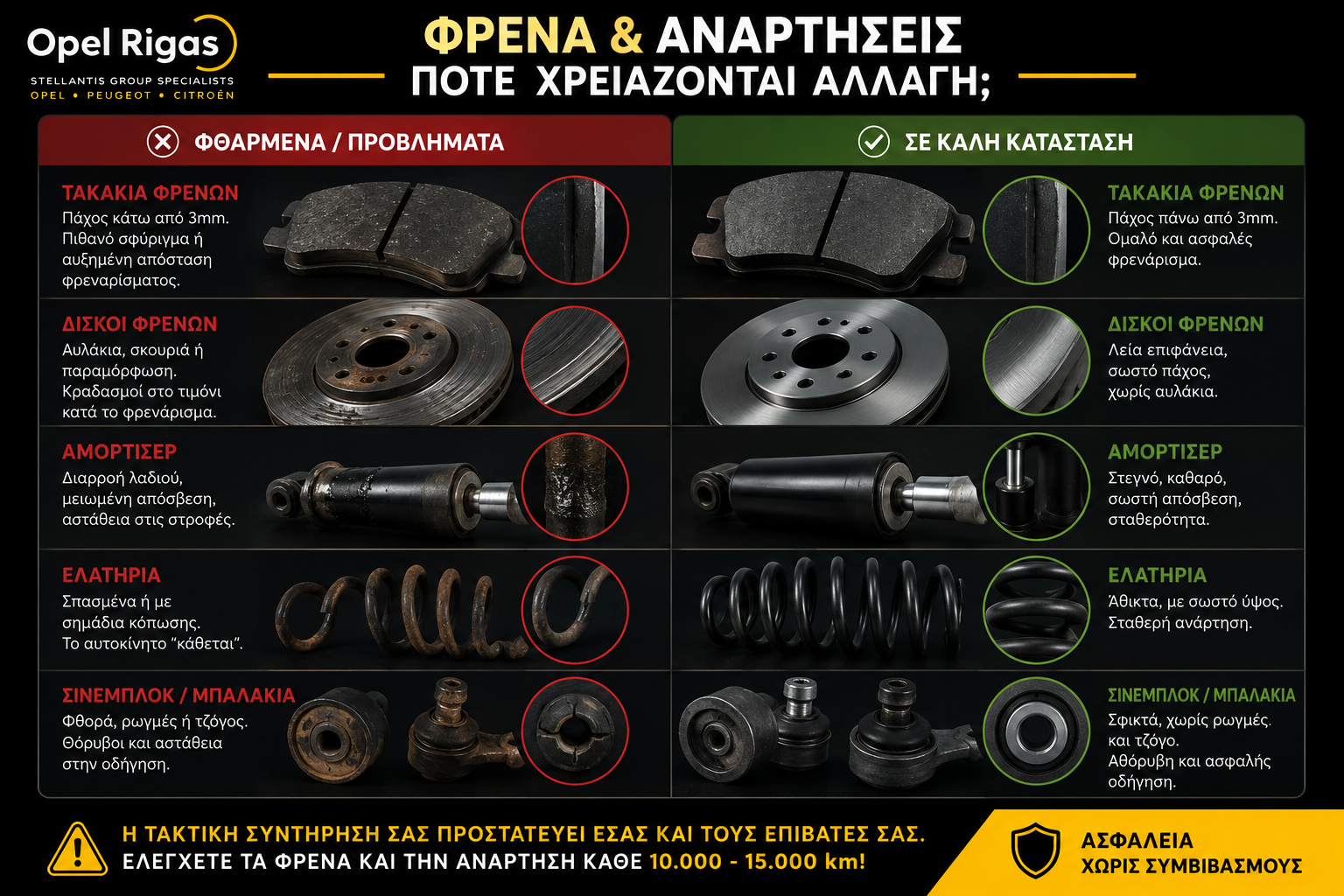 Φρένα και Αναρτήσεις